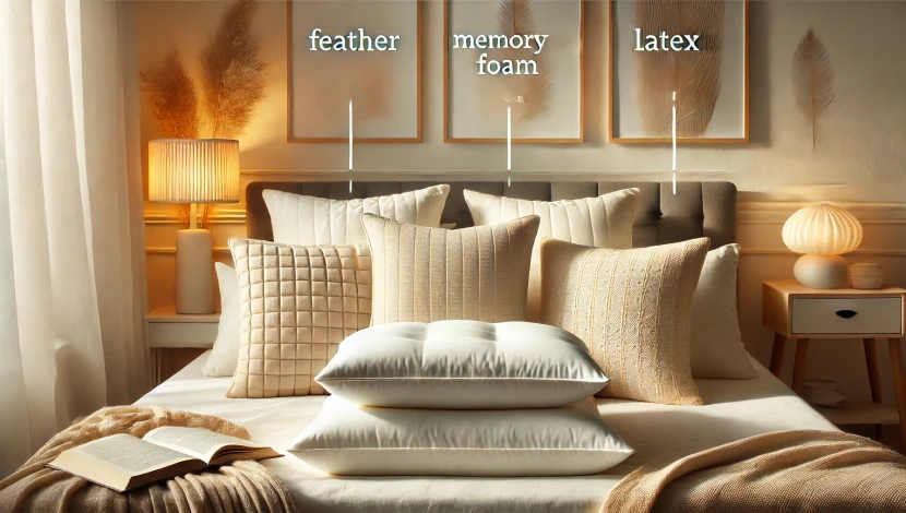 مقایسه انواع بالش: بالش پر، مموری فوم و لاتکس